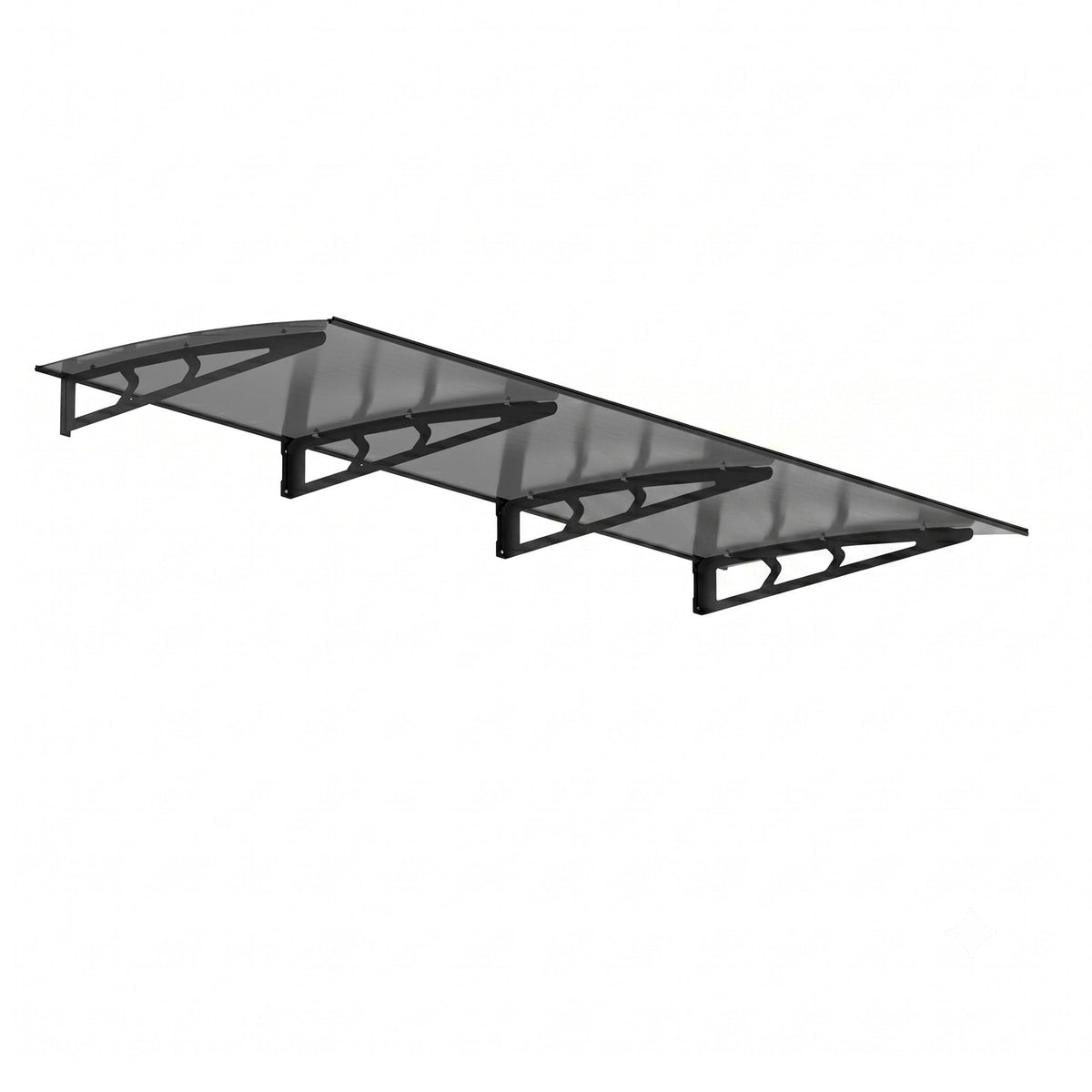 Instahut Window and Door Awning Canopy 1m x 3m Grey
