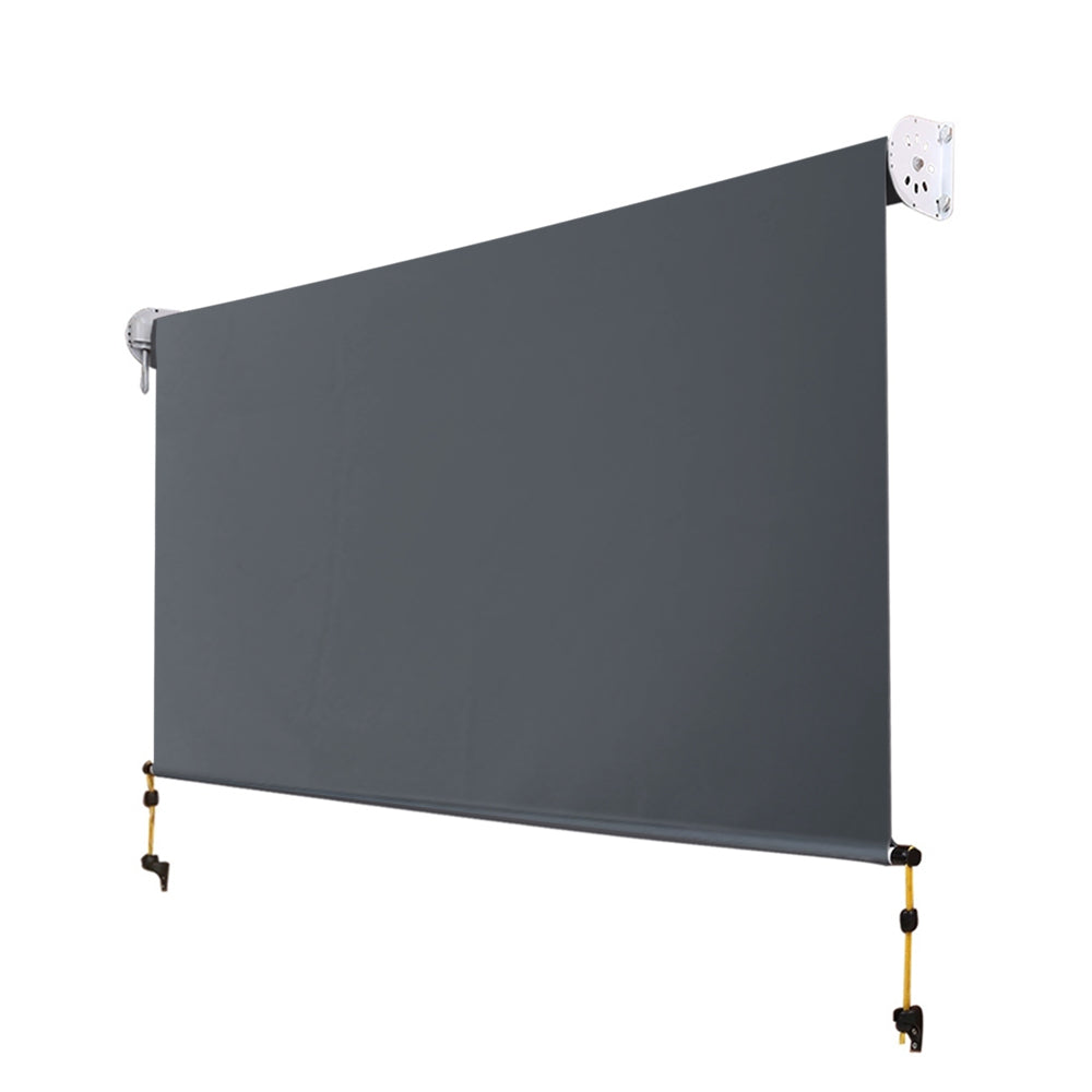 Instahut 1.5x2.5M Retractable Outdoor Blinds Awning Grey