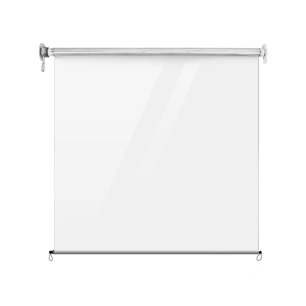 Instahut 1.5x2.4M Retractable Outdoor Awning Clear Transparent