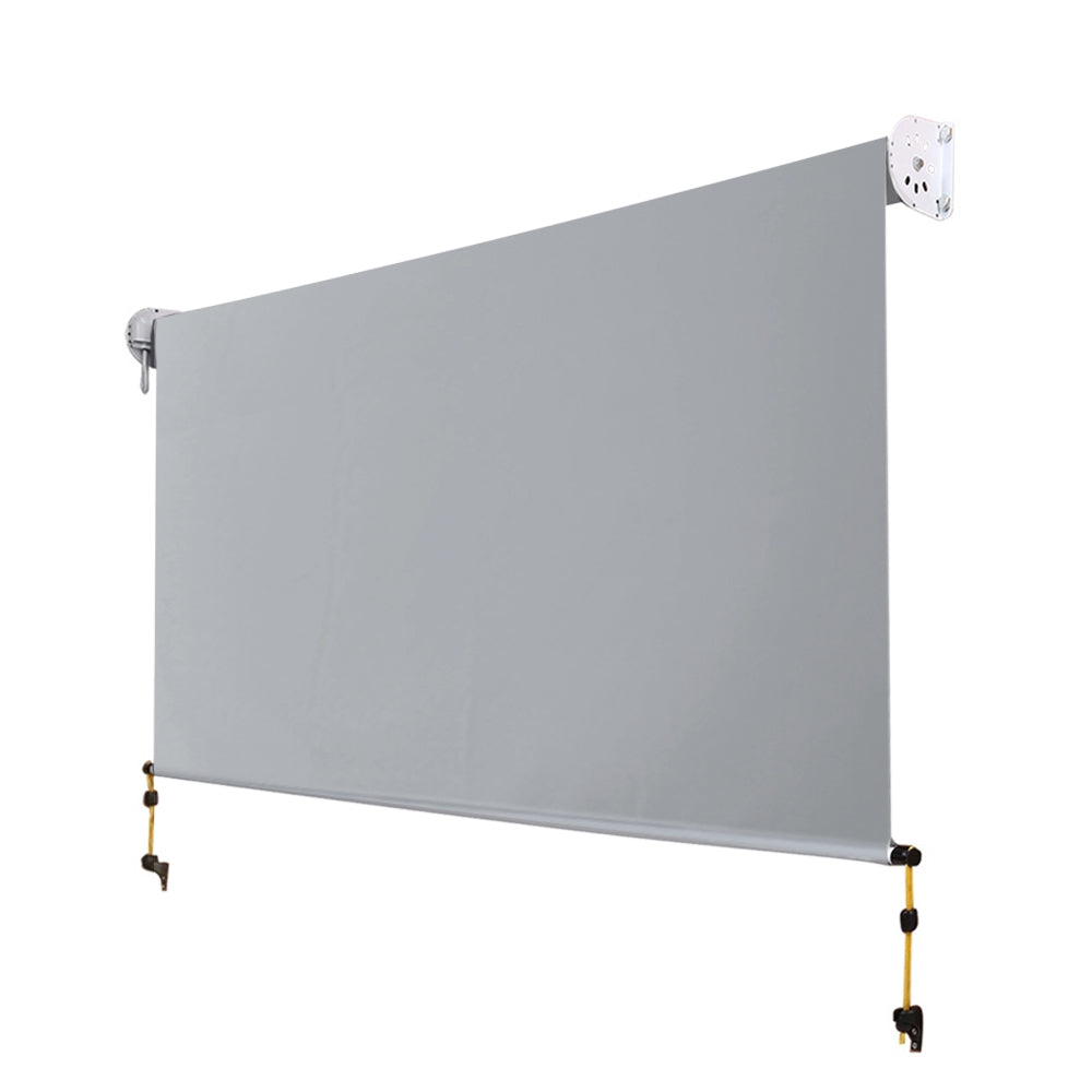 Instahut 3x2.5M Outdoor Roll Down Blinds Grey