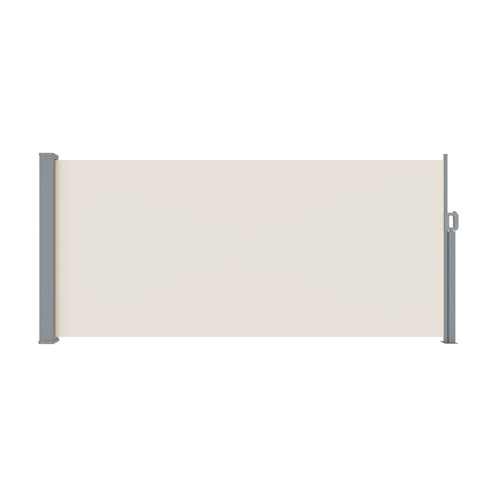 Instahut 1.4x3m Retractable Outdoor Side Awning Cream