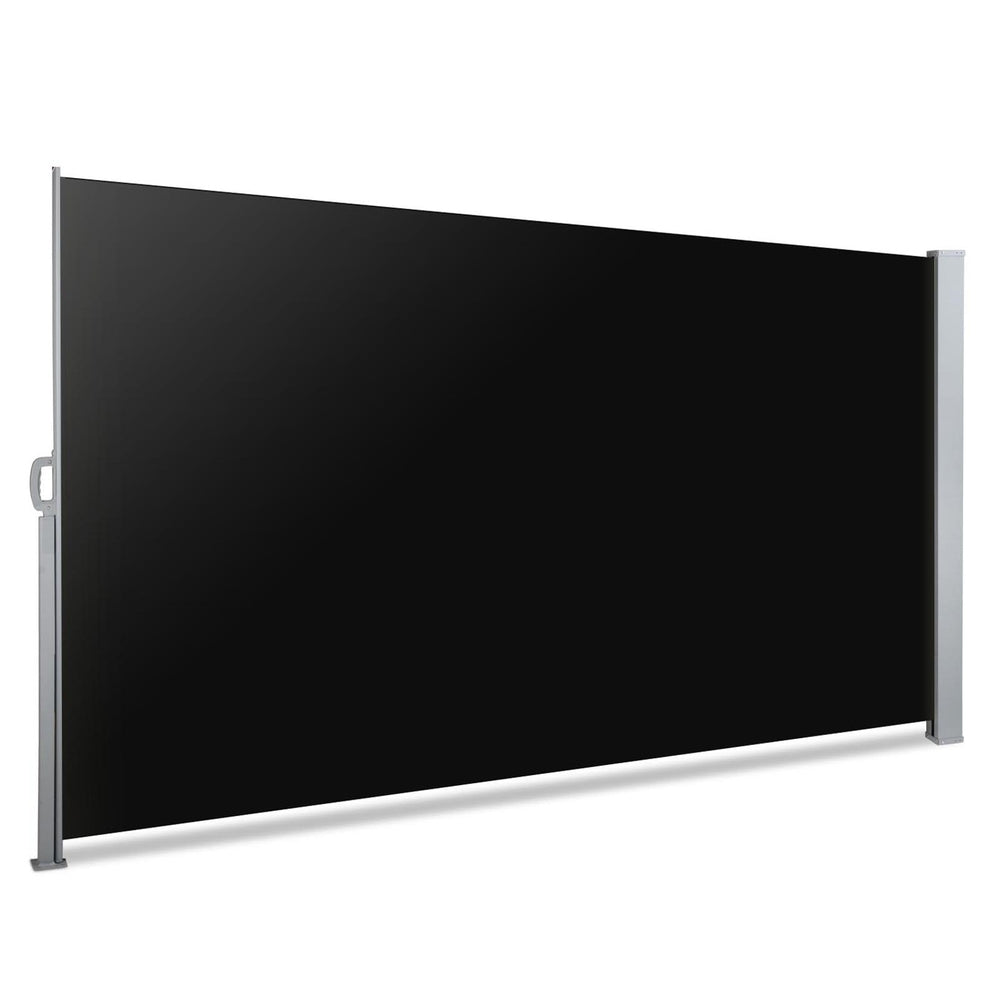 Instahut Retractable Side Awning Sun Shade Privacy Screen 2x3M Black