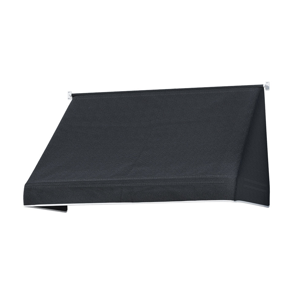 Instahut Window Door Awning 1.2m x 0.6m x 0.6m Black