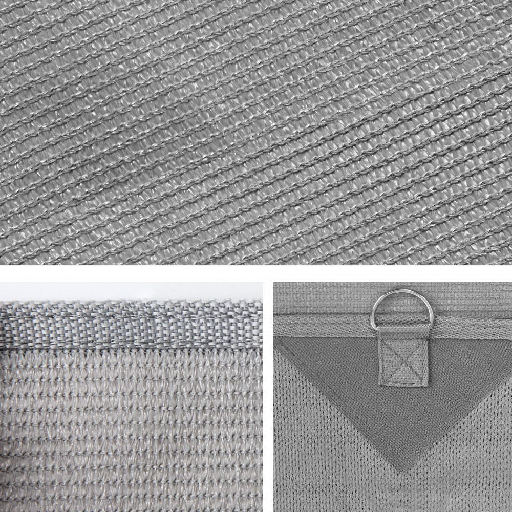 Pop Top 2.1x1.8M Caravan Privacy Screen Awning End Wall Grey