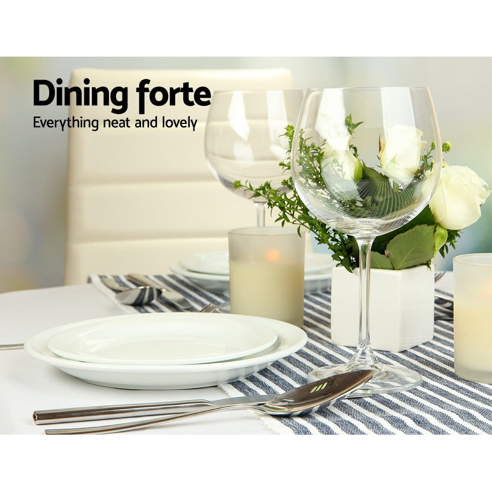 Replica 4-Seater Round Dining Table 90cm White
