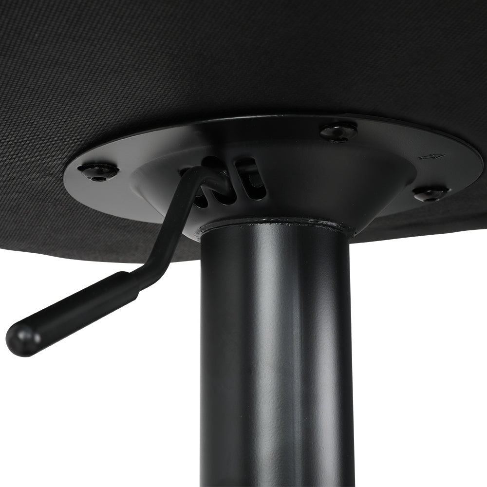 Koby Bar Stools 2-Pack Swivel Gas Lift Brown