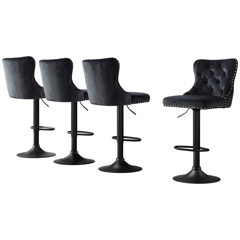 Artiss Set of 4 Adjustable Height Kitchen Counter Bar Stools