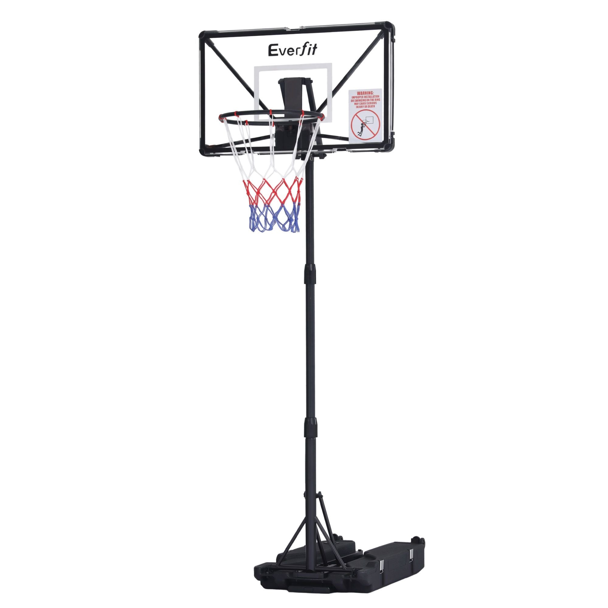 Everfit Foldable Portable Basketball Hoop Adjustable Height
