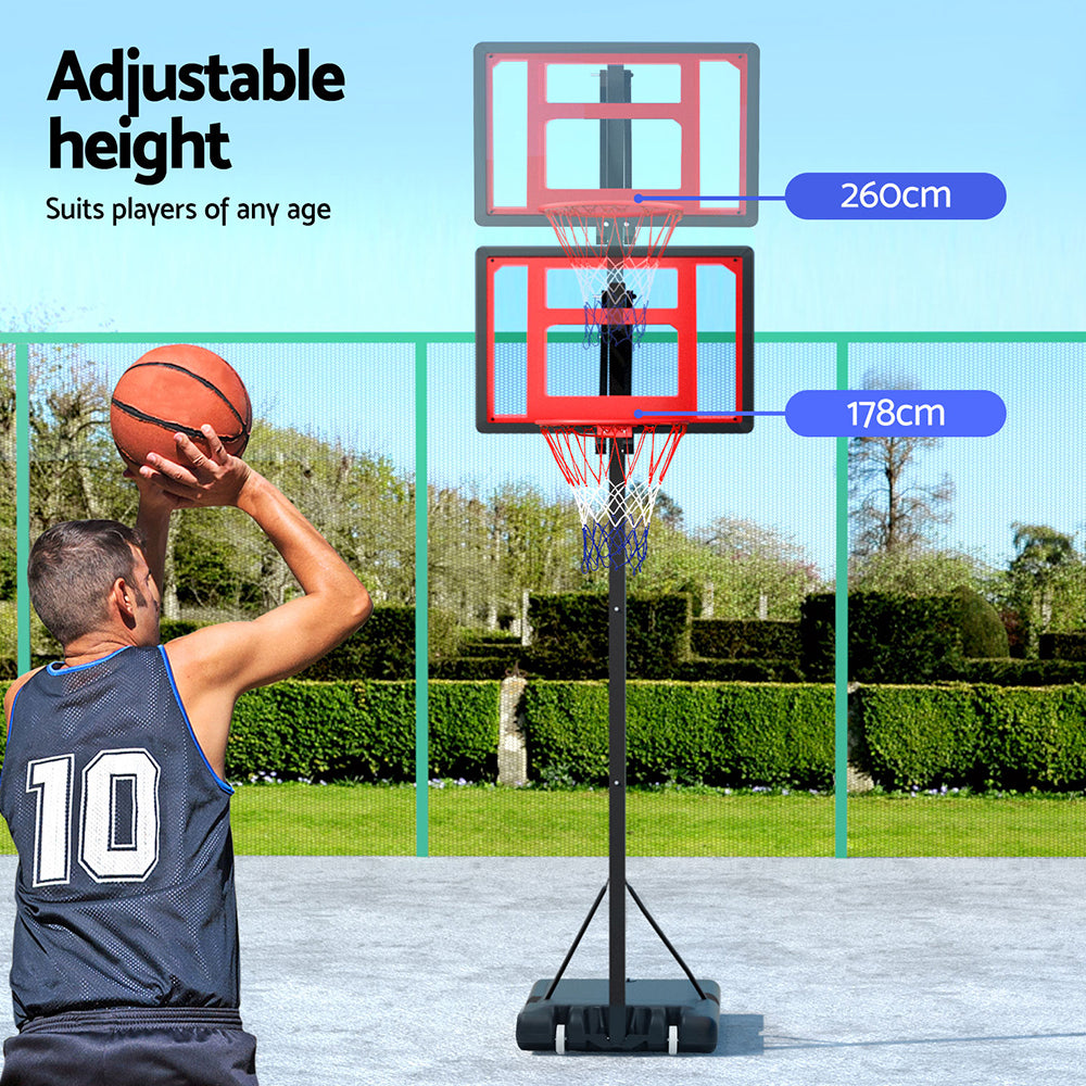 Everfit 2.6M Portable Basketball Hoop System for Kids