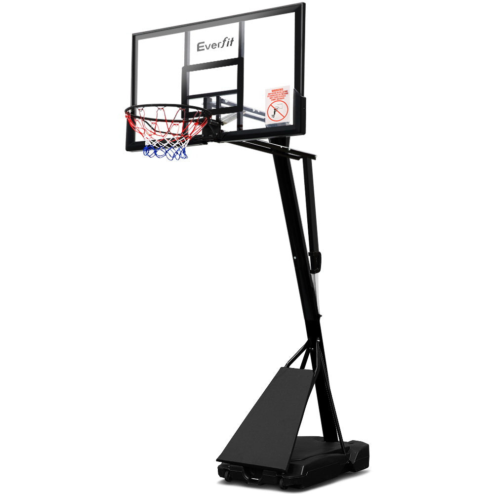 Everfit 3.05m Basketball Hoop Stand Adjustable Portable Black