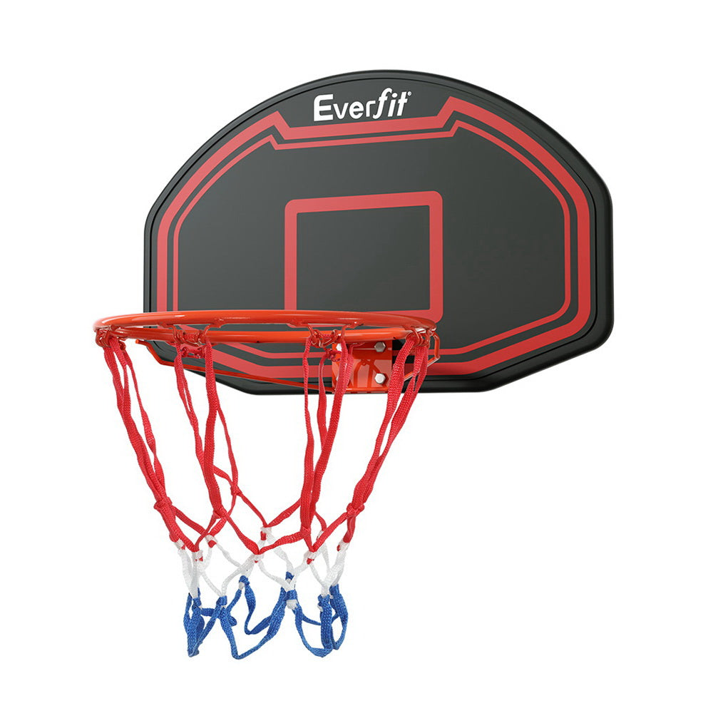 Everfit 38" Basketball Hoop Door Wall Mounted Kids Black