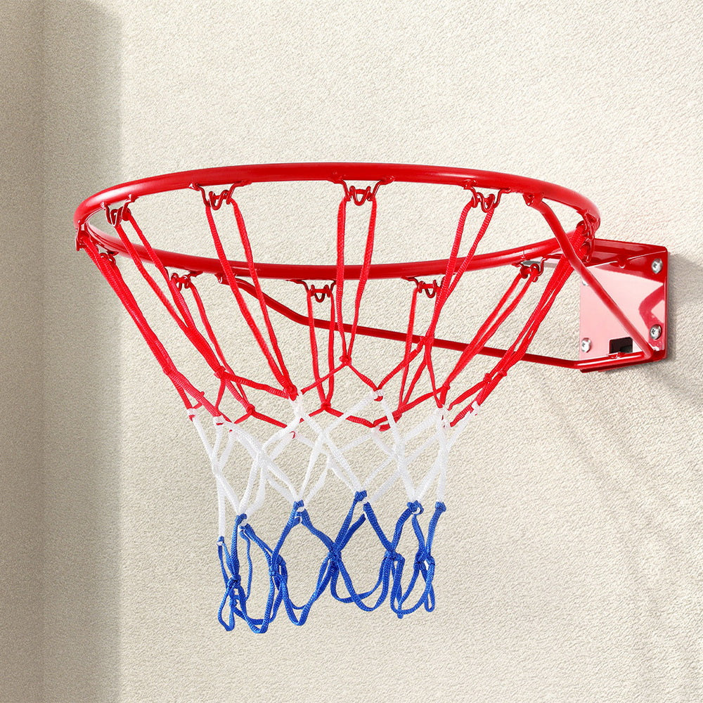 Everfit 45cm Basketball Hoop Red Weather-Resistant Net