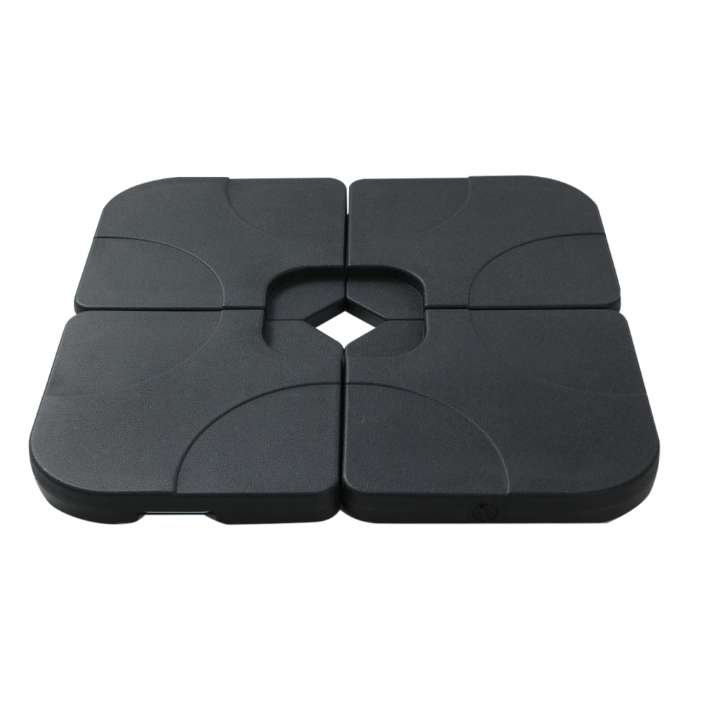 Instahut Cantilever Umbrella Base 50cm 4 Plate Stand Pod