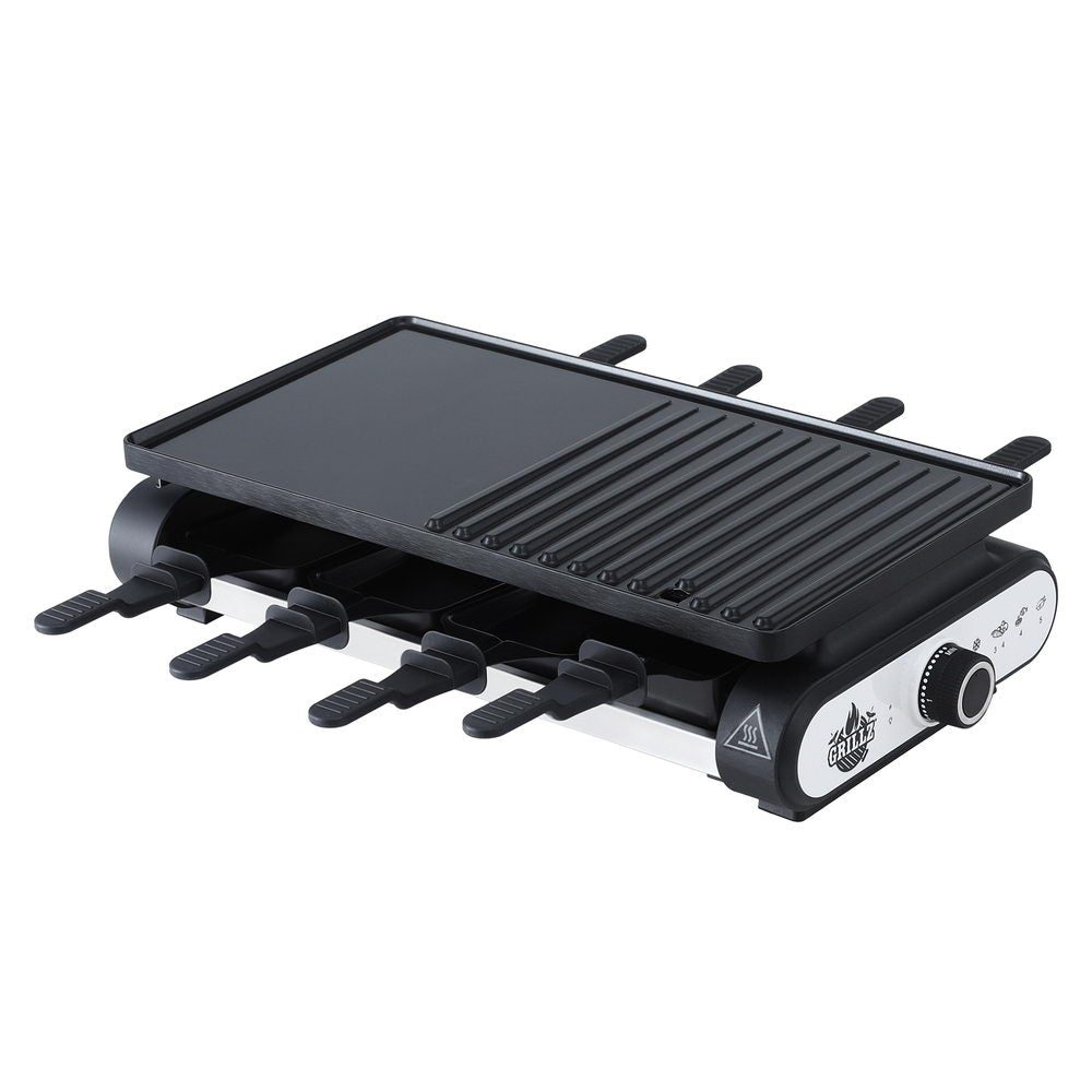 Grillz 1400W Electric Smokeless BBQ Grill with 7 Pans