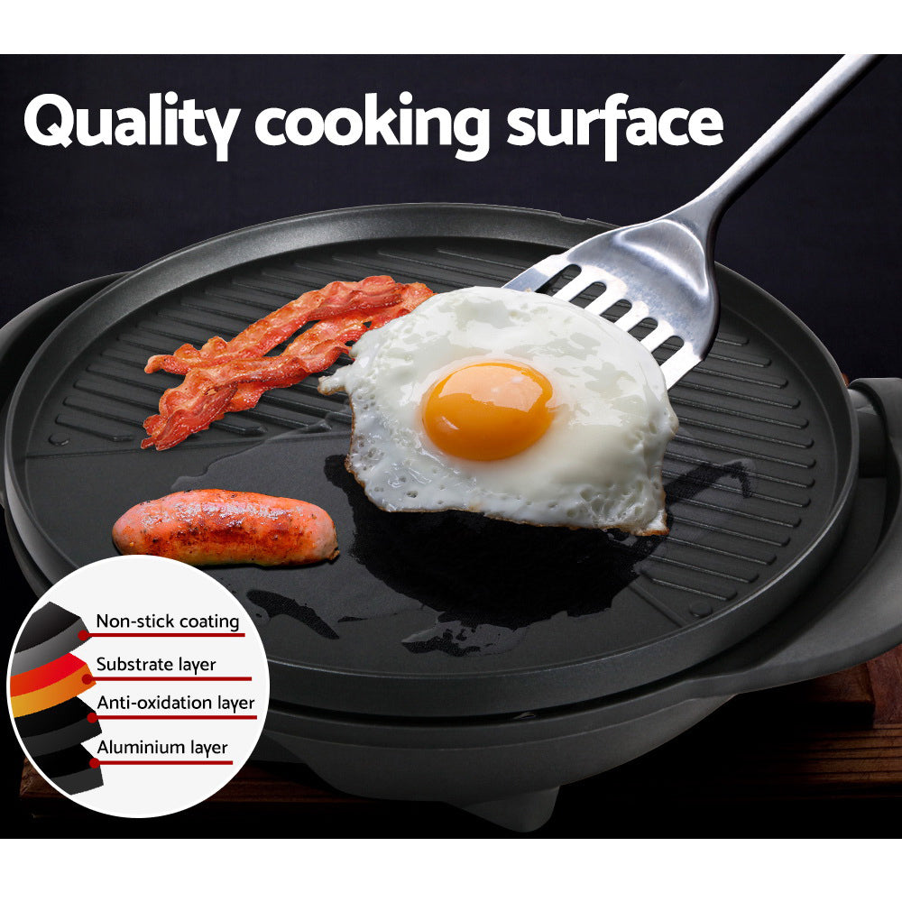 Grillz Electric BBQ Smoker 2000W Indoor Outdoor