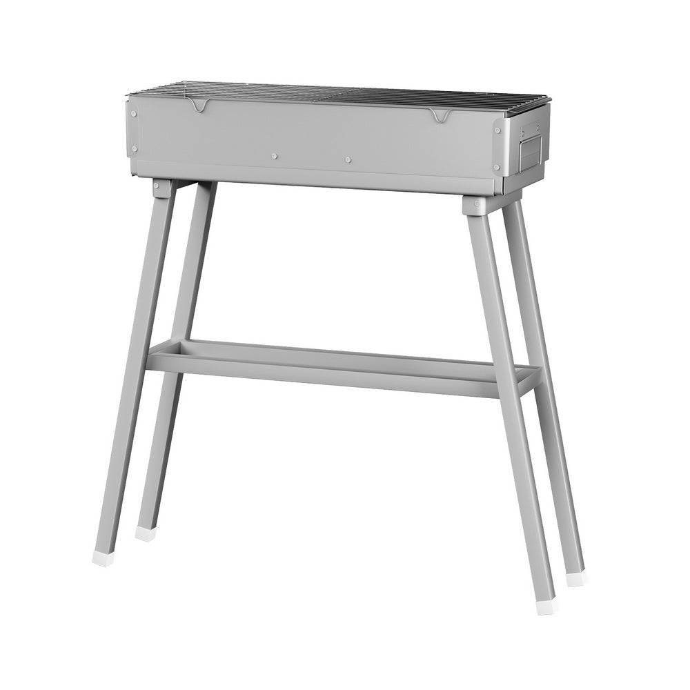 Grillz Portable Charcoal Smoker BBQ Stainless Steel