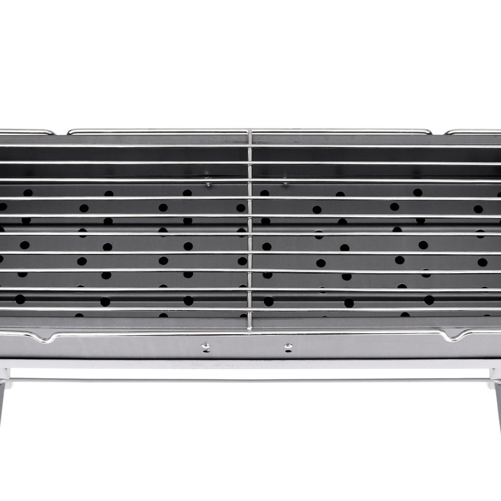Grillz Portable Charcoal Smoker BBQ Stainless Steel