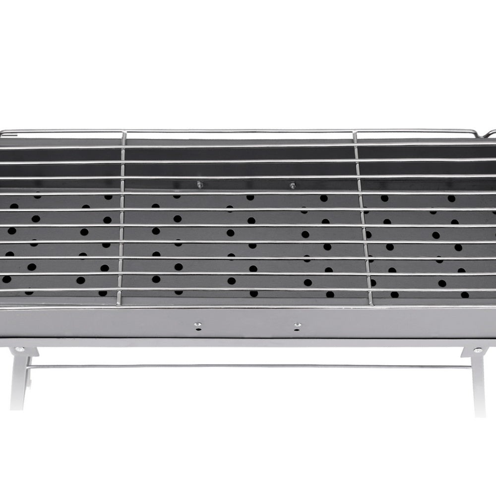 Grillz Portable Charcoal BBQ Smoker Stainless Steel