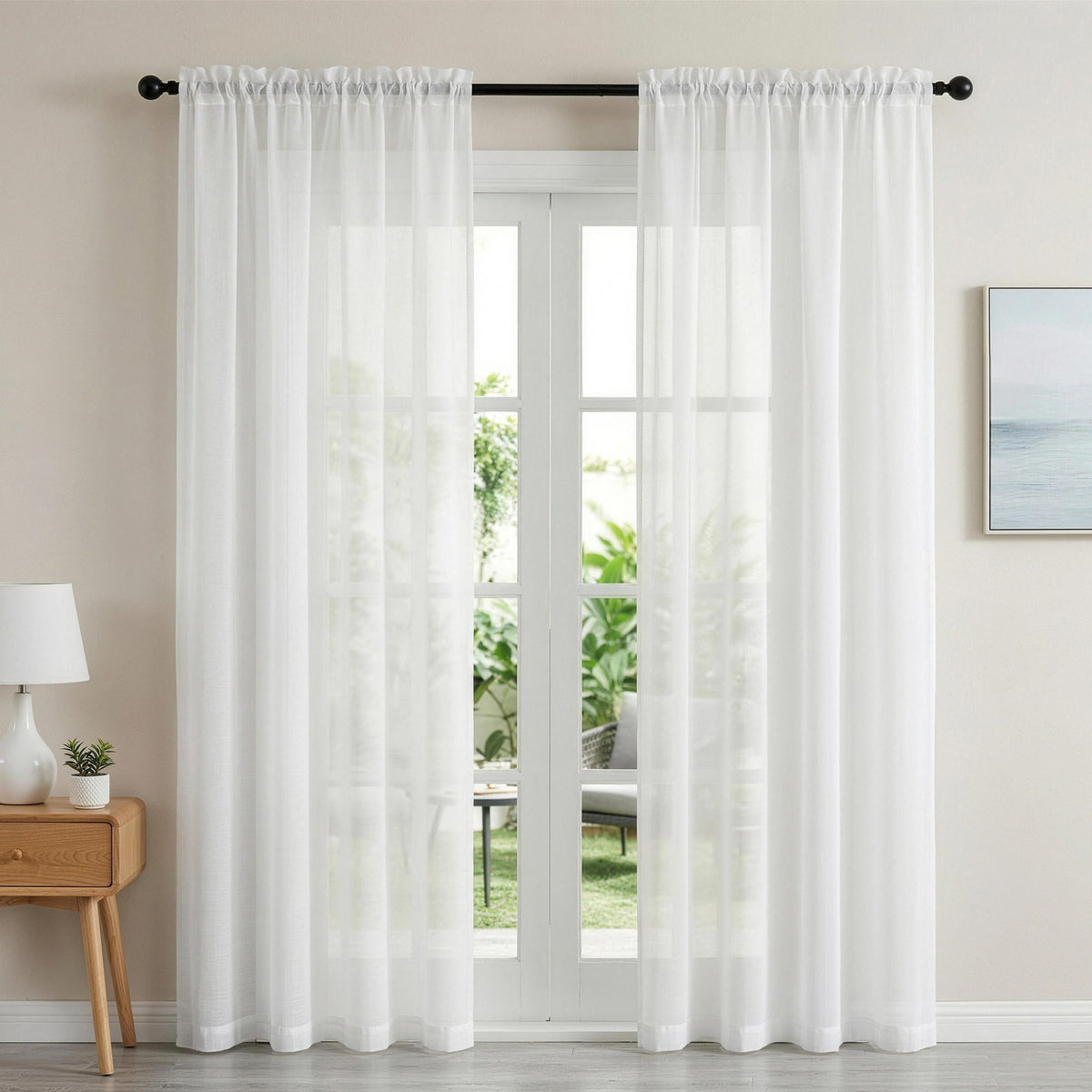 Artiss Blockout Curtains 2 Panels 132x213cm Rod Pocket