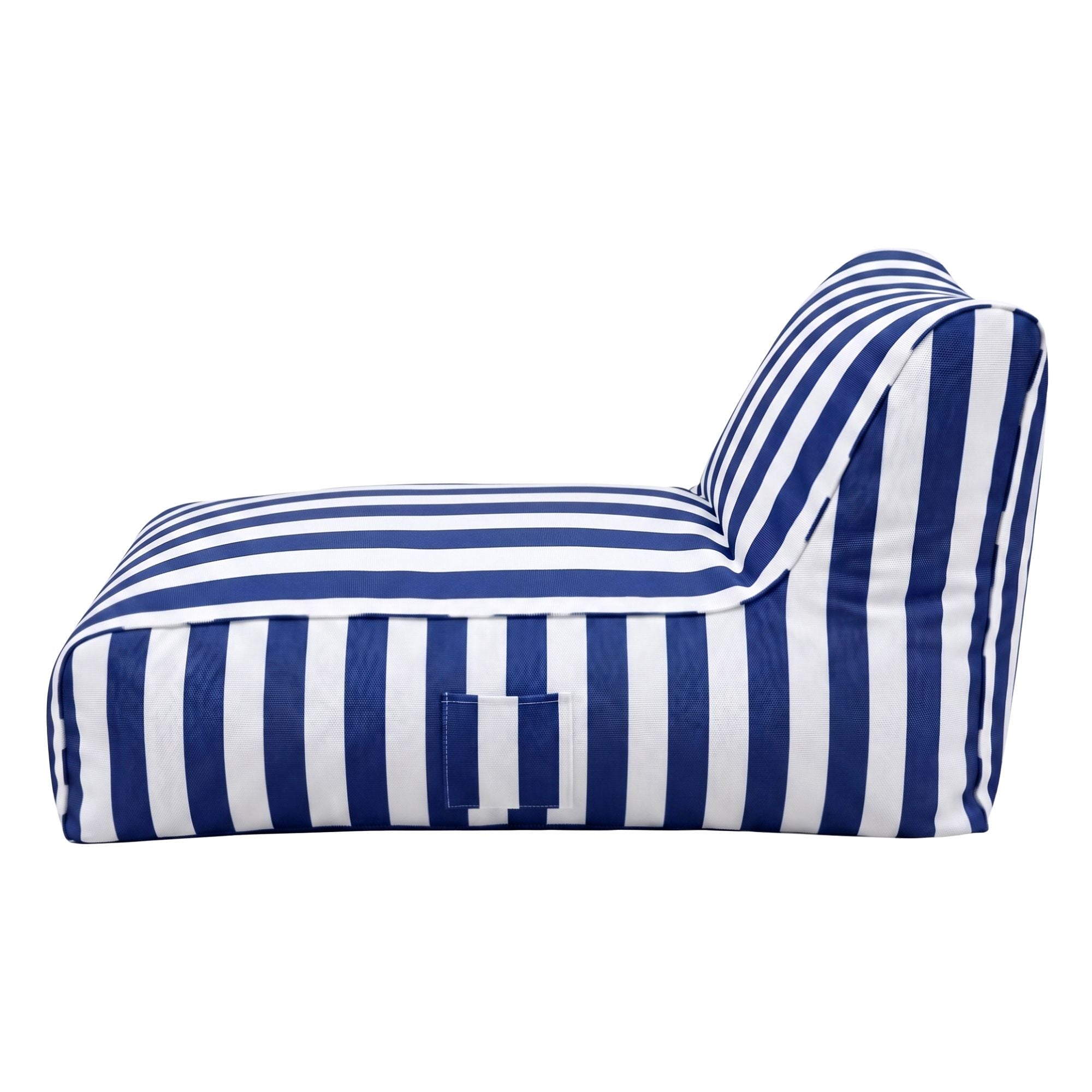 Artiss Outdoor Bean Bag Chair Cover No Filler Splash-Proof Beanbag Lounge Sofacover Stuffed Animal Storage Bean Bag Cover for Patio Poolside Relaxing, Blue