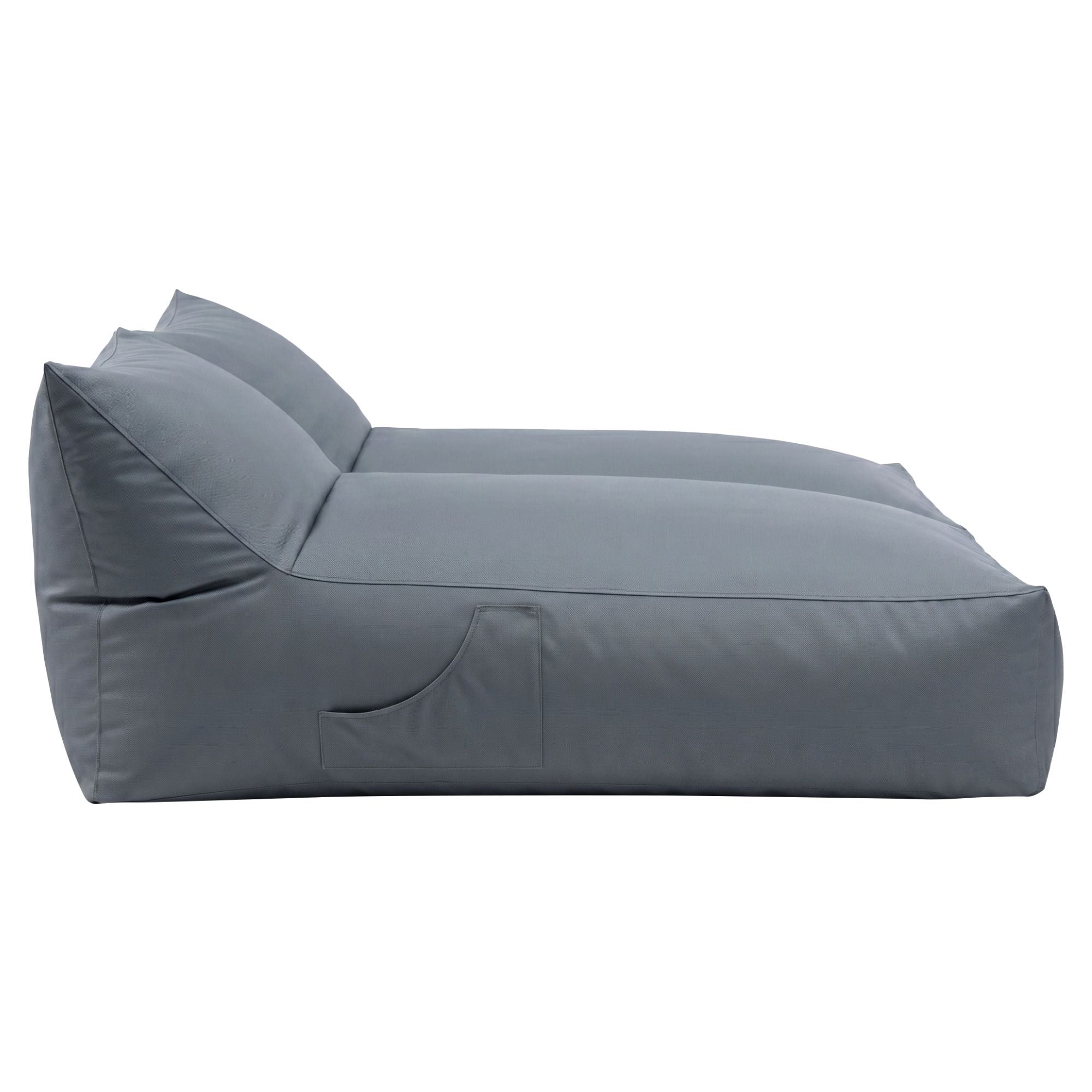 Artiss Outdoor Bean Bag Chair Cover No Filler 2 Seater Beanbag Lounge Sofacover Adults Splash-Proof Large Bean Bag Cover for Patio Poolside Relaxing Indoor, Grey