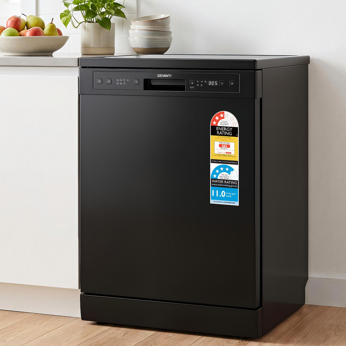 Devanti 12 Place Settings Benchtop Dishwasher 55cm