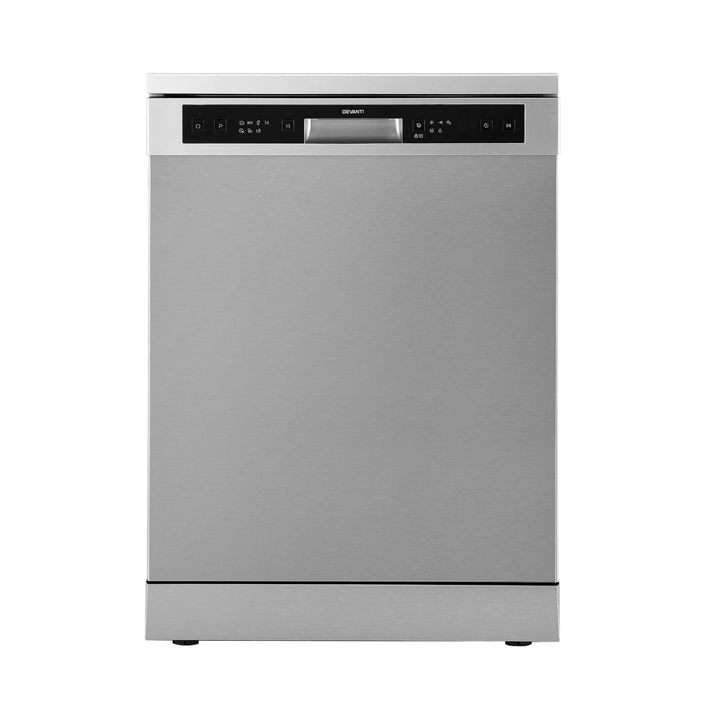 Devanti 60cm 14-Place Freestanding Dishwasher Silver
