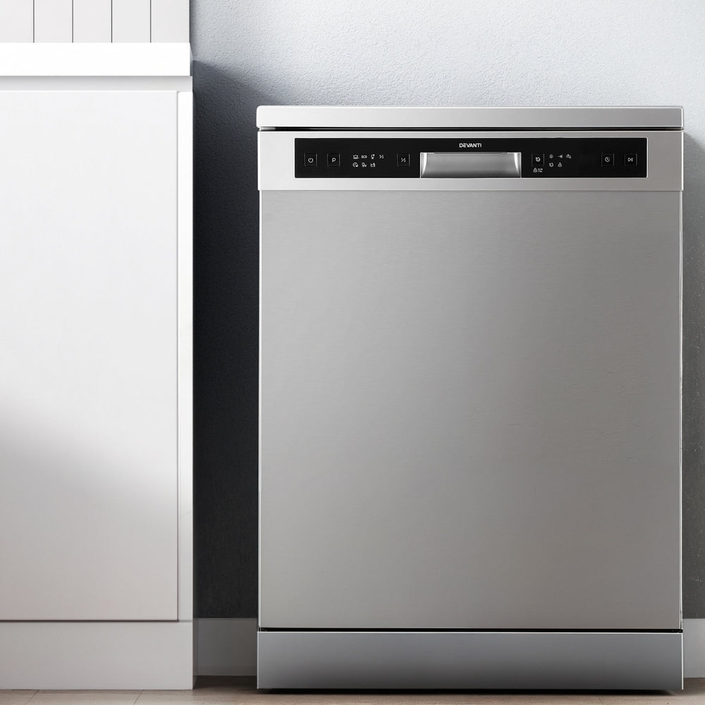 Devanti 60cm 14-Place Freestanding Dishwasher Silver