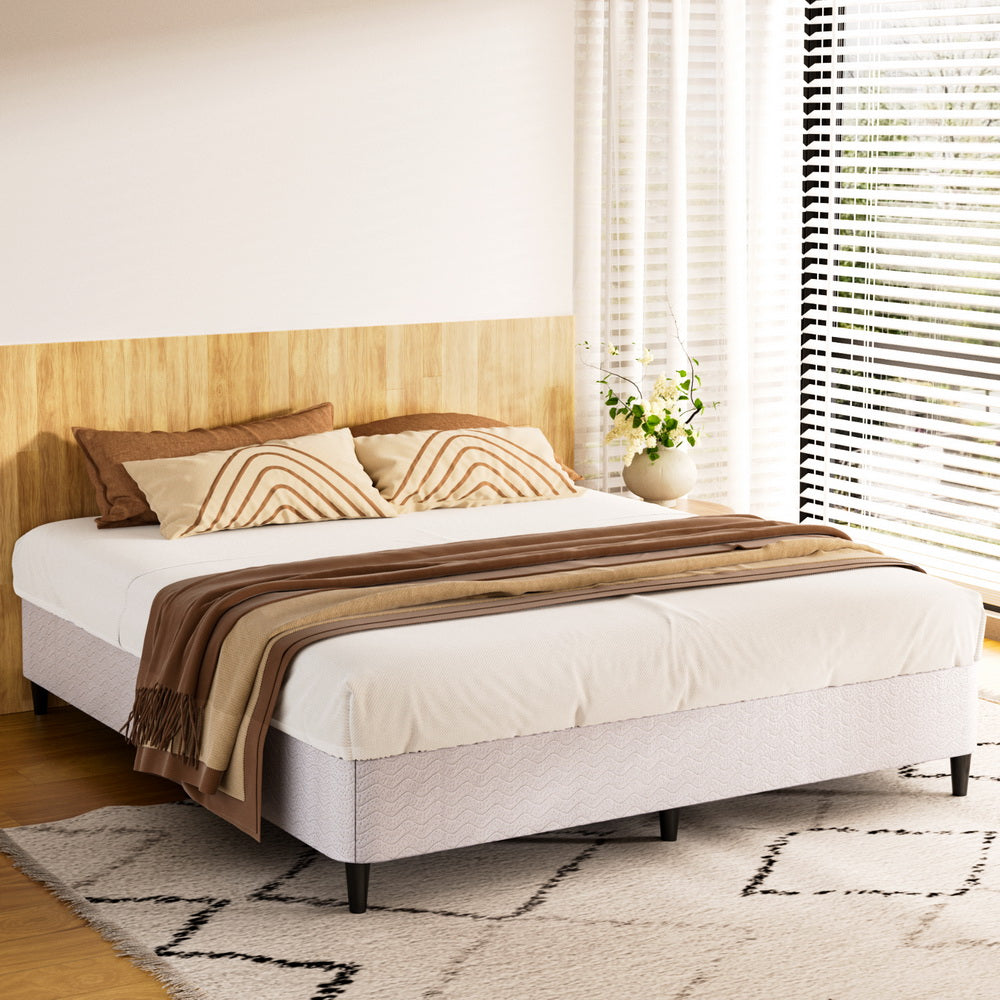 MASON King Metal Bed Frame Grey