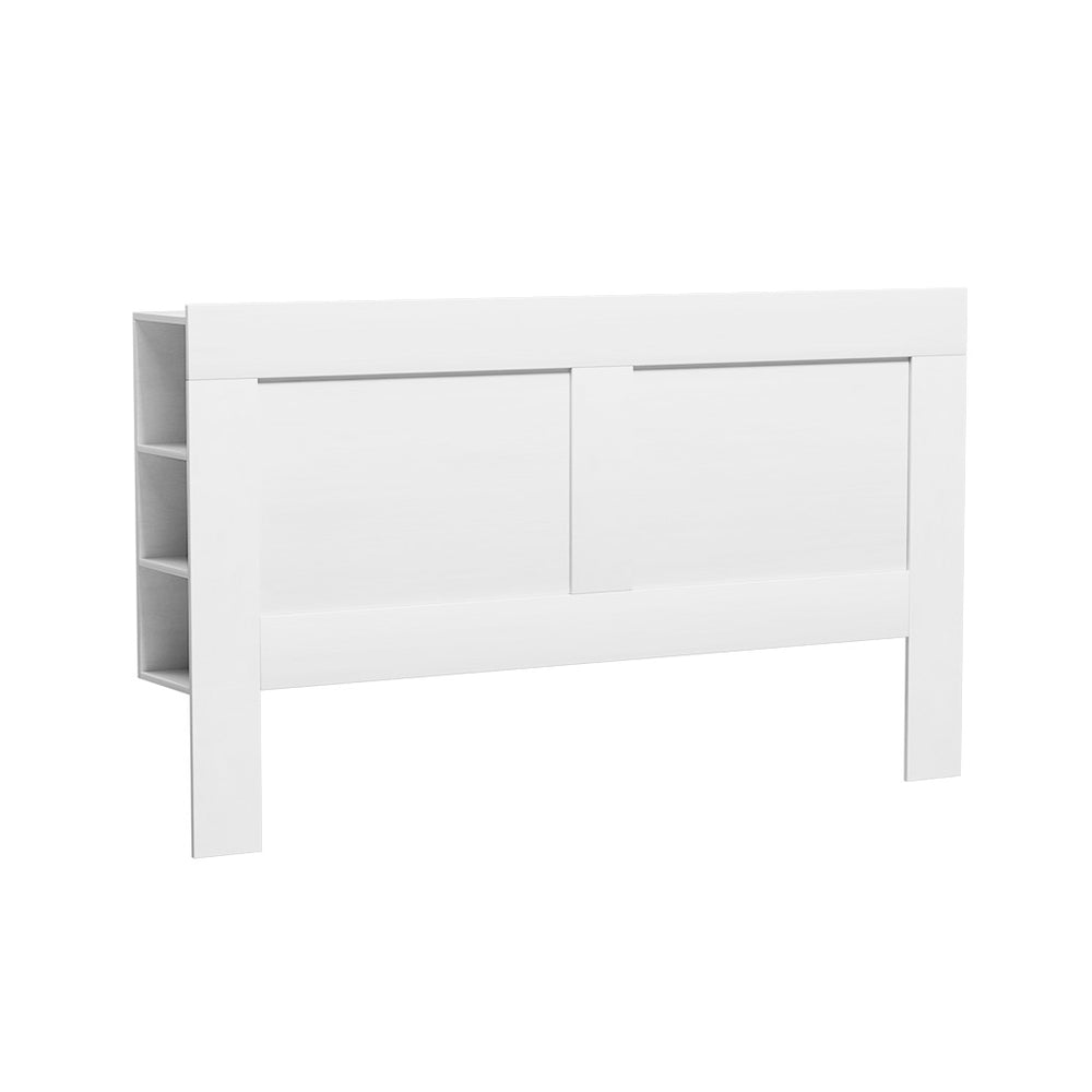 CABI King Headboard with Shelves White