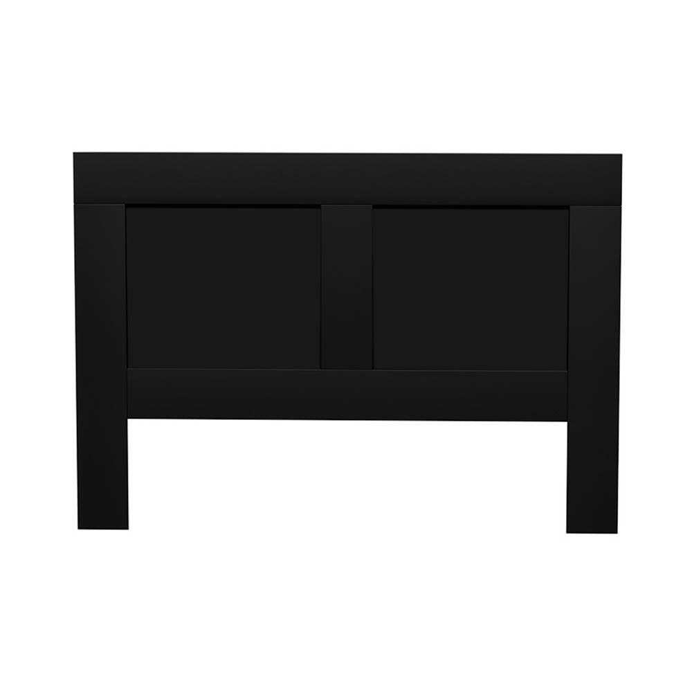 Cabi Queen Headboard with Shelves Black