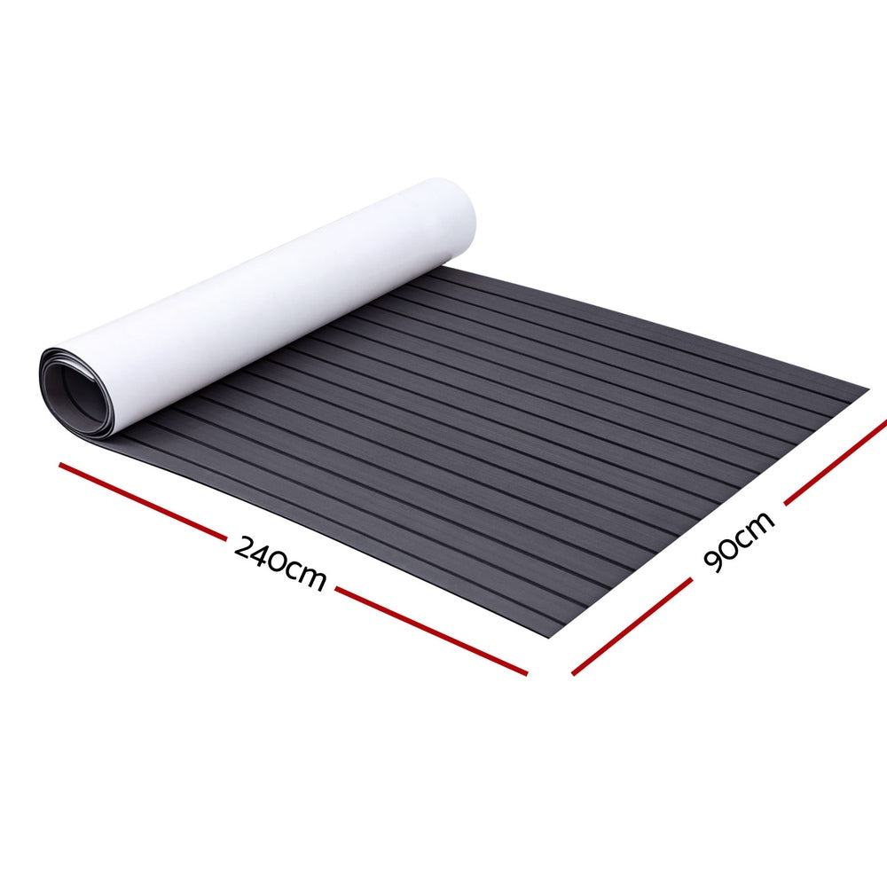 Seamanship 240x90cm EVA Foam Boat Flooring Mat Dark Grey