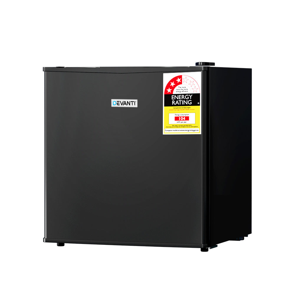 Devanti 48L Bar Fridge Portable Black
