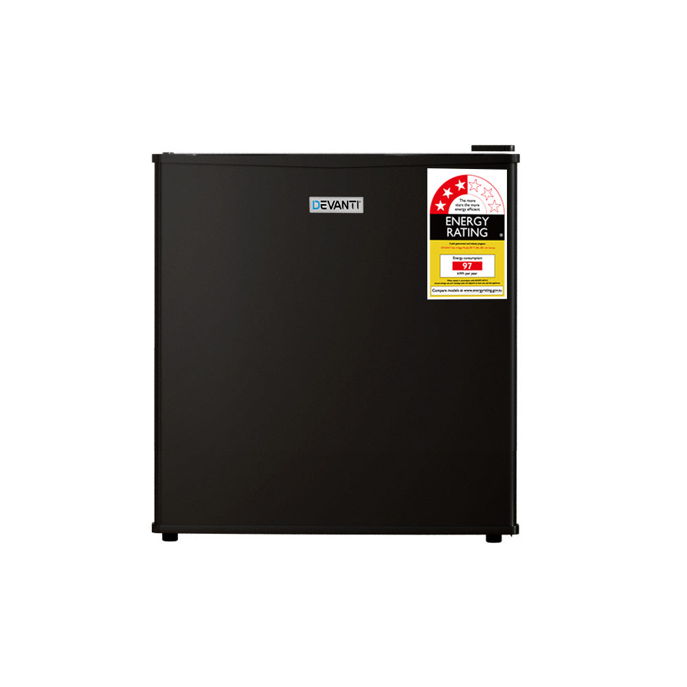 Devanti 48L Bar Fridge Portable Black