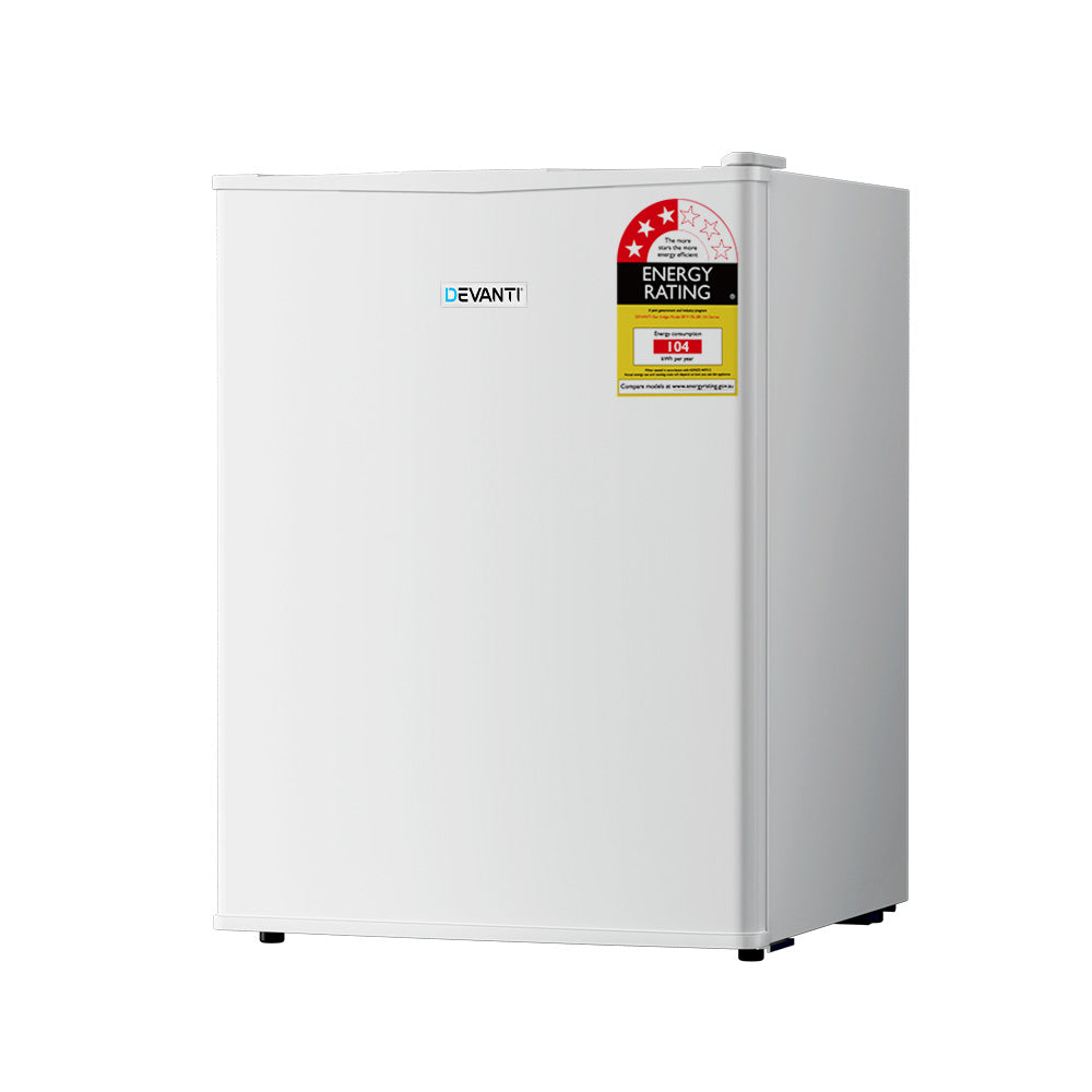 Devanti 70L Portable Mini Bar Fridge White