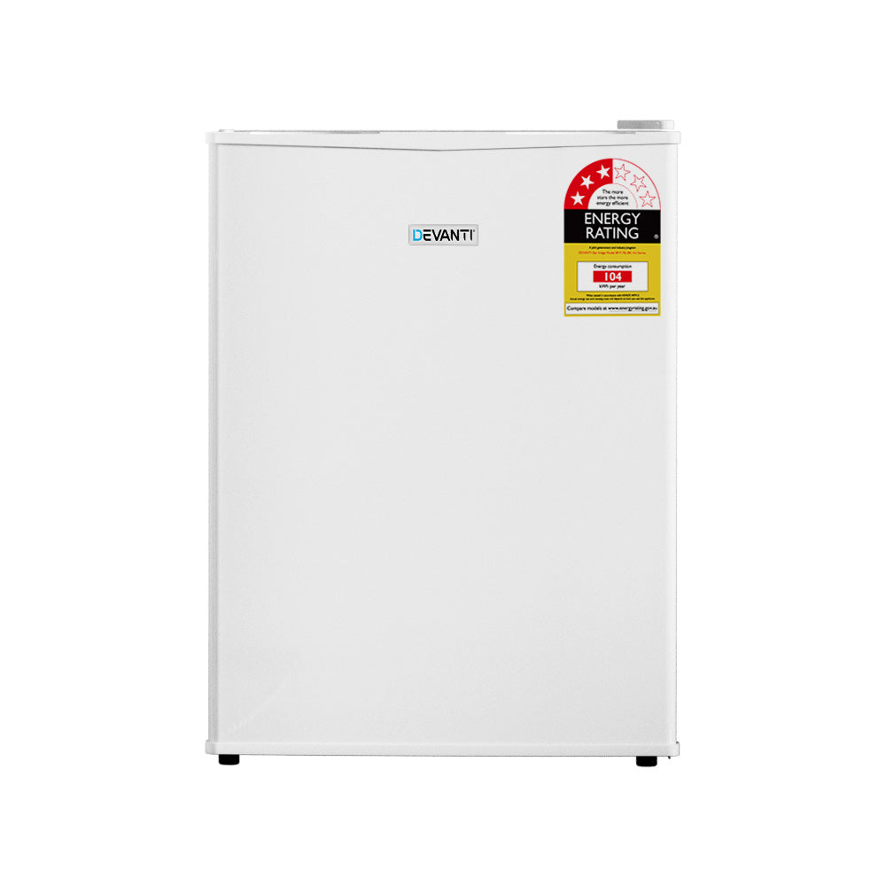 Devanti 70L Portable Mini Bar Fridge White