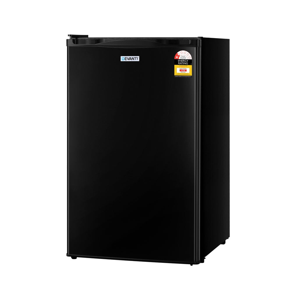 Devanti 110L Bar Fridge Black Portable Energy-Efficient