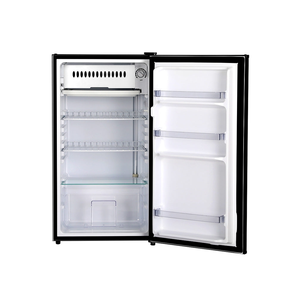 Devanti 95L Bar Fridge Black Portable Compact