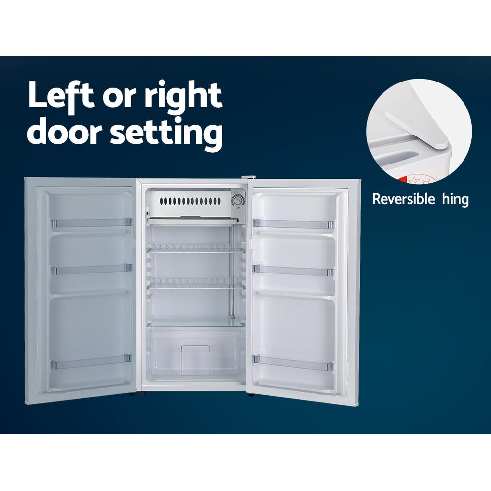 Devanti 95L Bar Fridge White Compact Energy-Efficient
