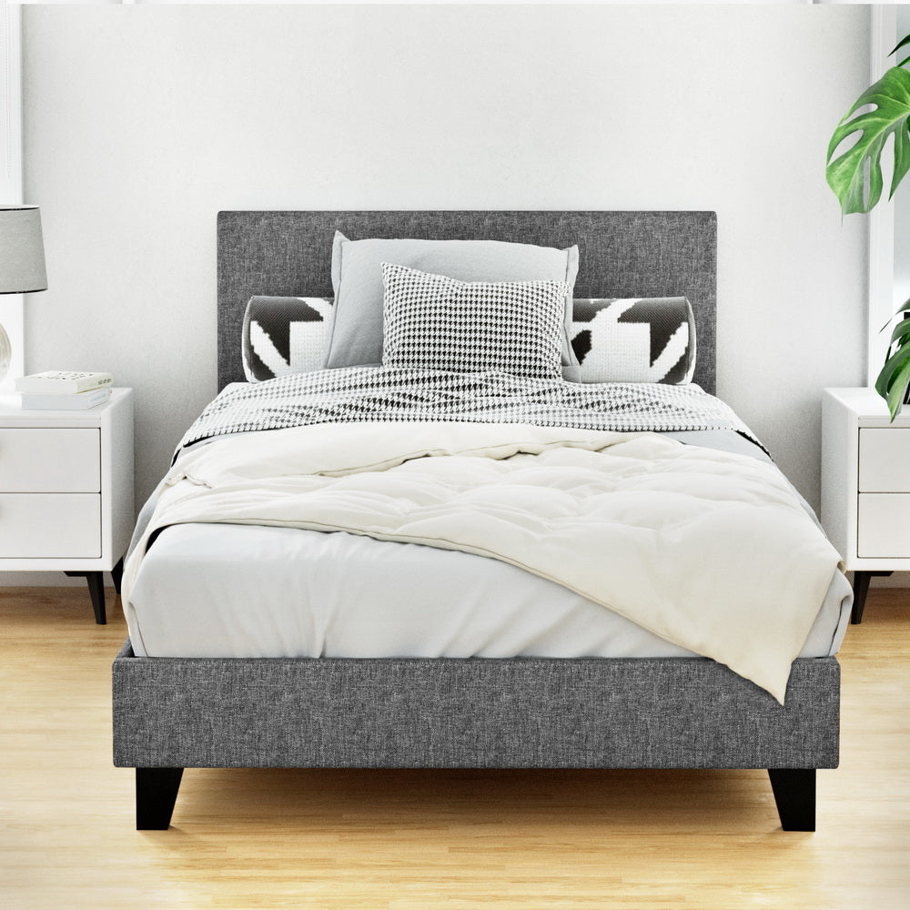 Neo King Single Bed Frame Grey