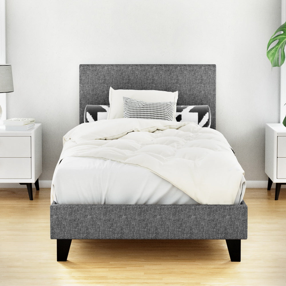 Neo Single Bed Frame Grey