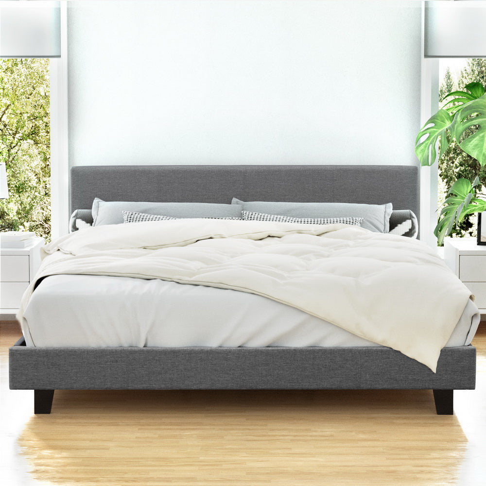 Neo King Bed Frame Grey