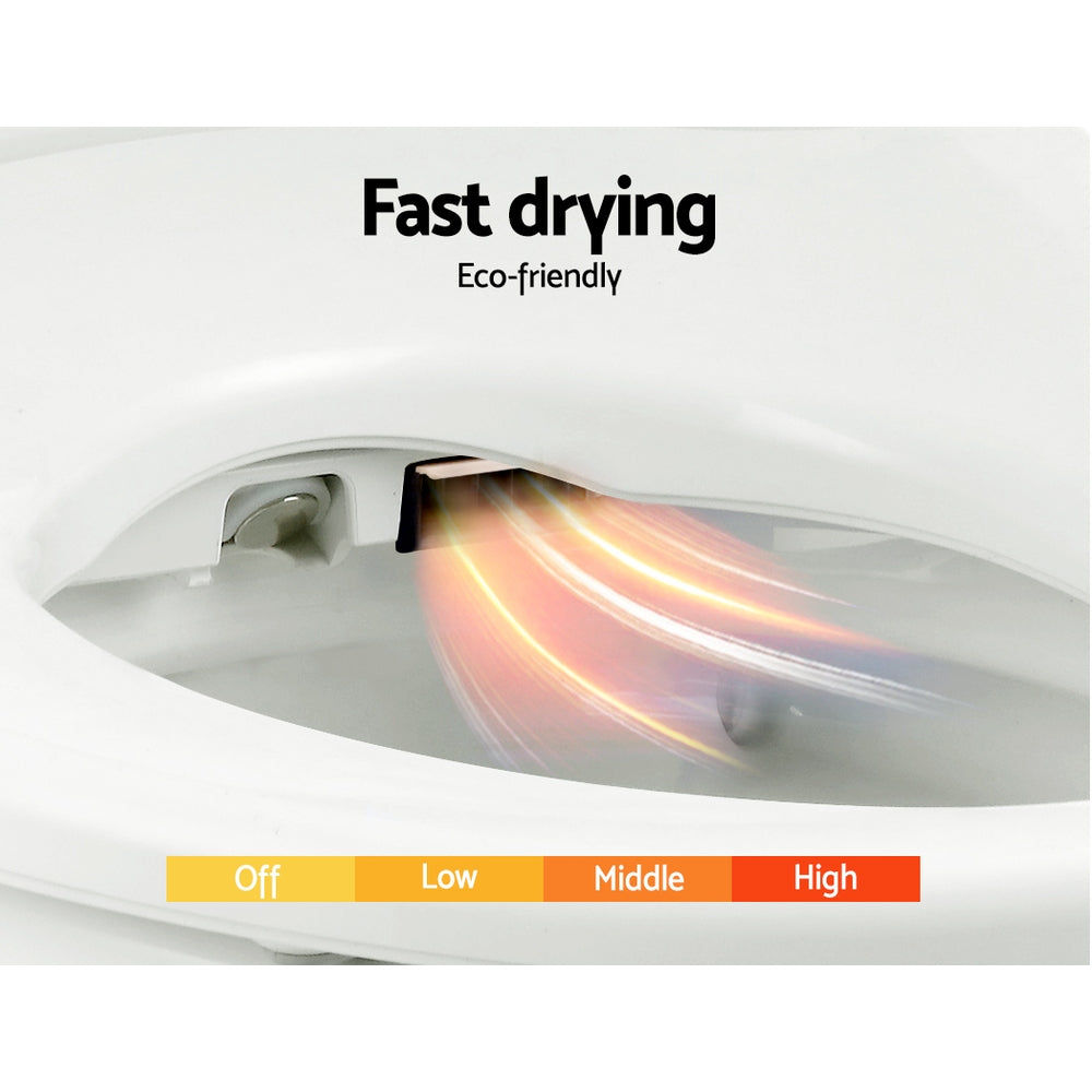 Cefito Smart Electric Bidet Toilet Seat Cover Auto Wash Dry Panel Control