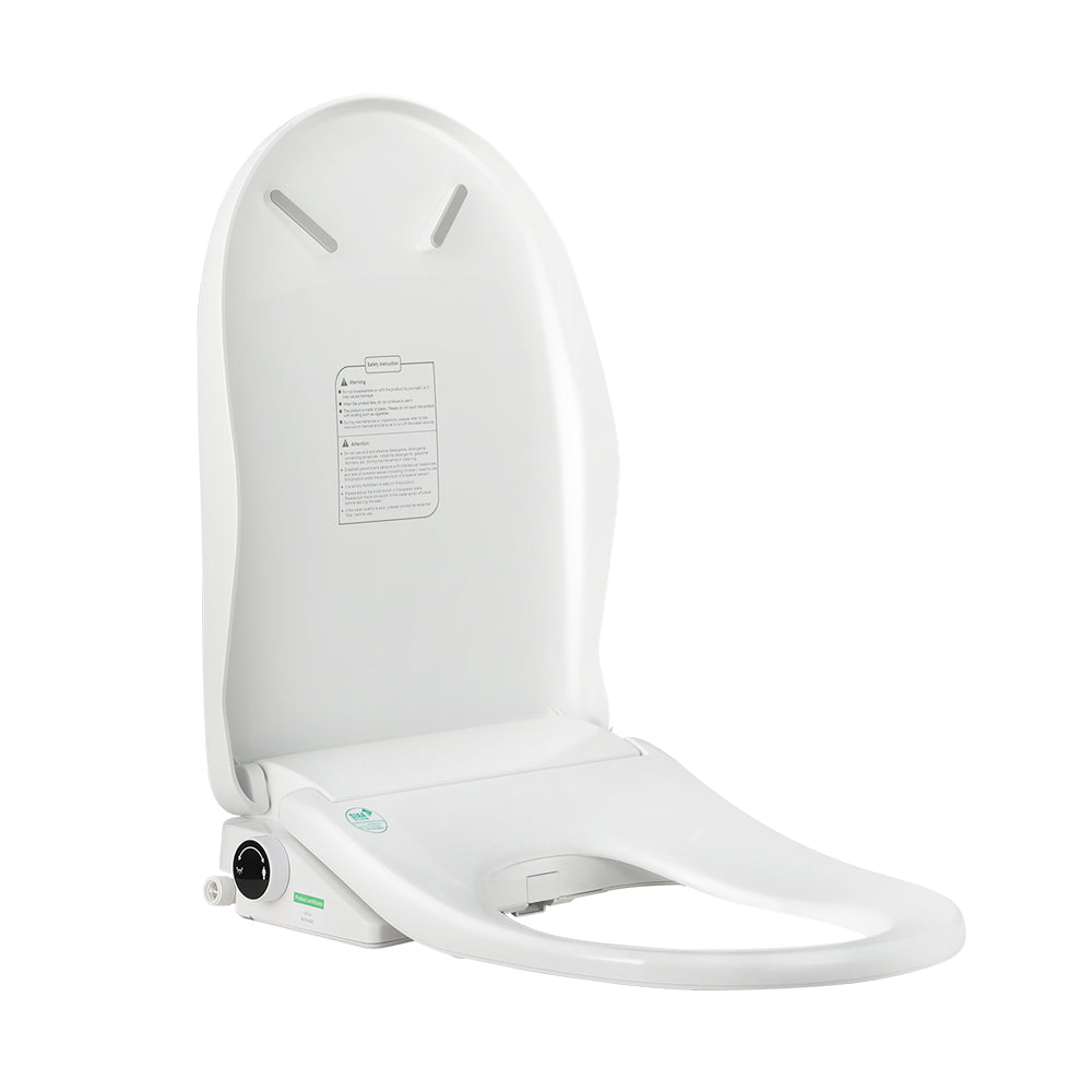 Cefito D-Shape Non-Electric Bidet Toilet Seat Cover White