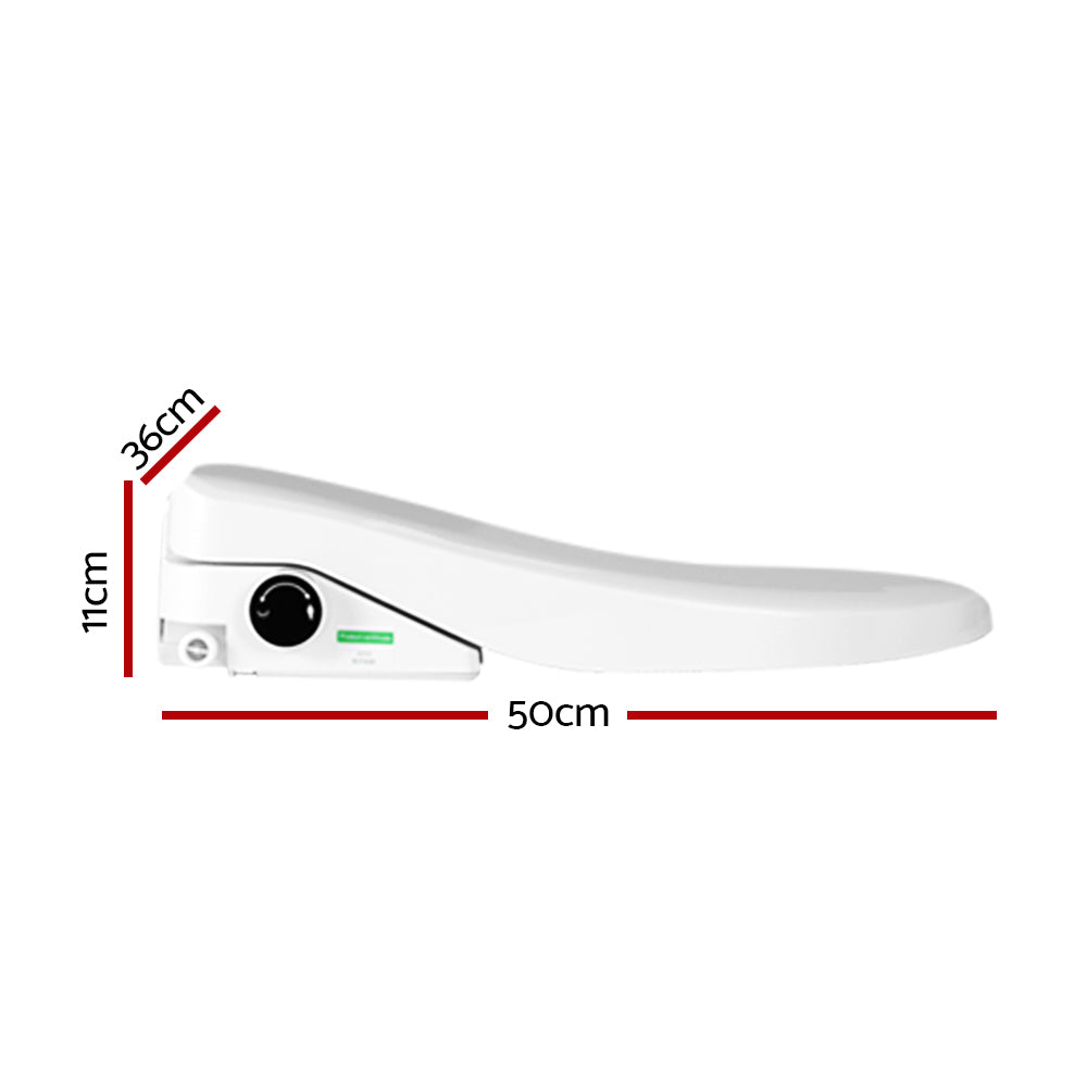 Cefito D-Shape Non-Electric Bidet Toilet Seat Cover White
