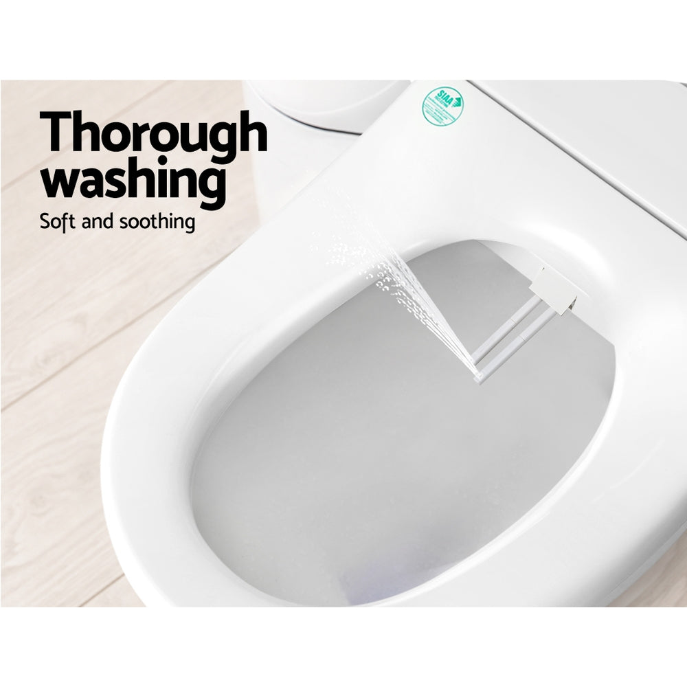 Cefito D-Shape Non-Electric Bidet Toilet Seat Cover White
