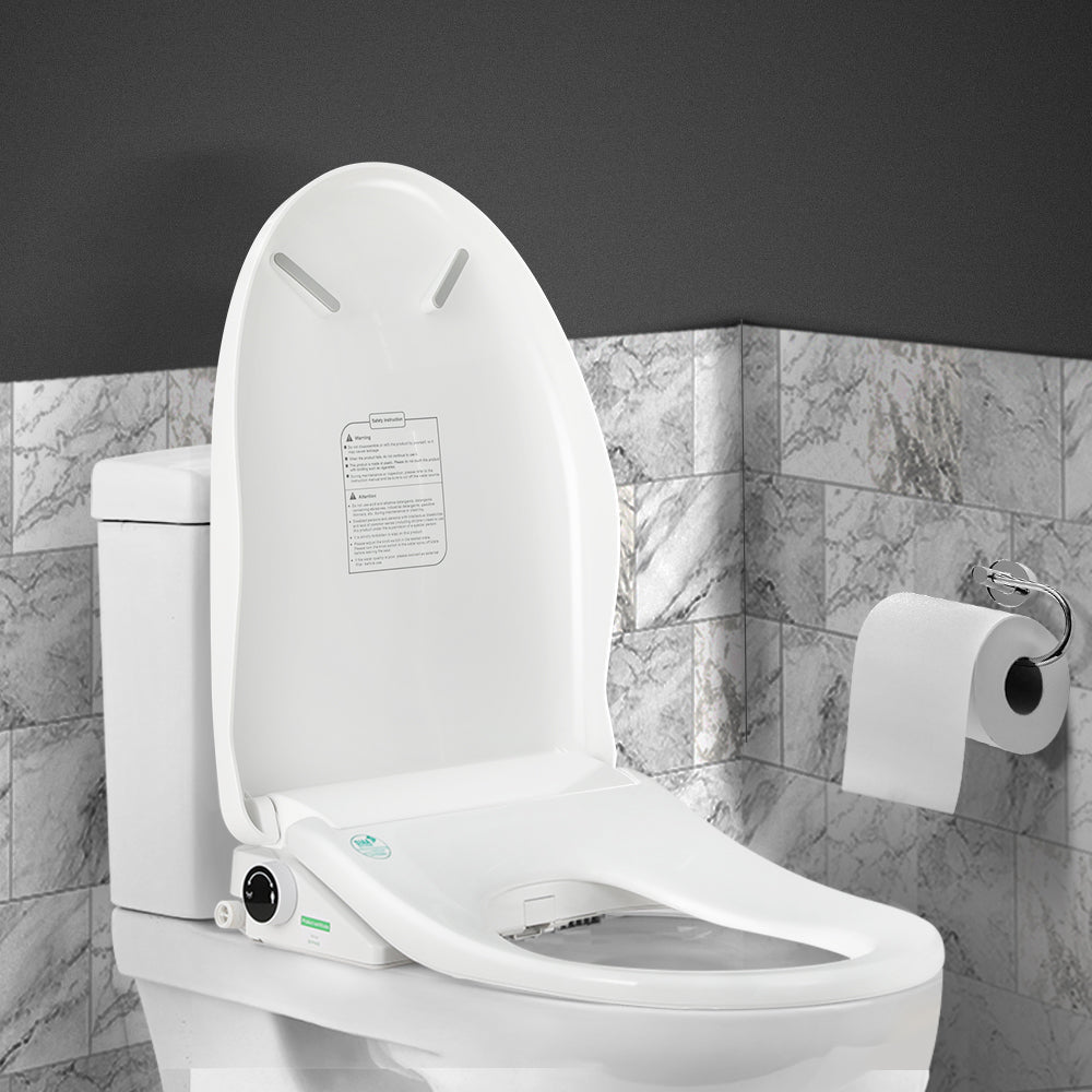 Cefito Smart Electric Bidet Toilet Seat Cover Water Wash Dryer Night Light White
