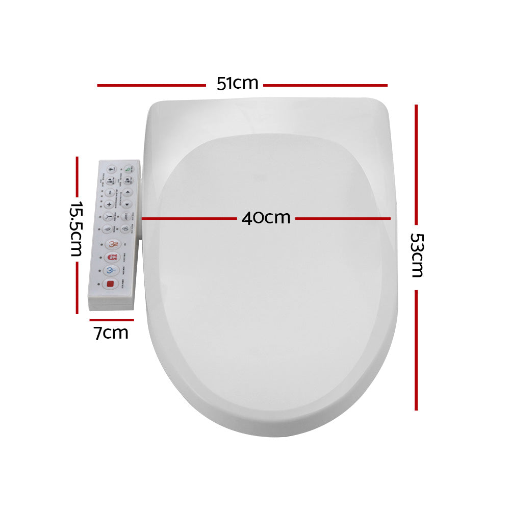 Cefito V Shape Electric Bidet Toilet Seat LED Night Light