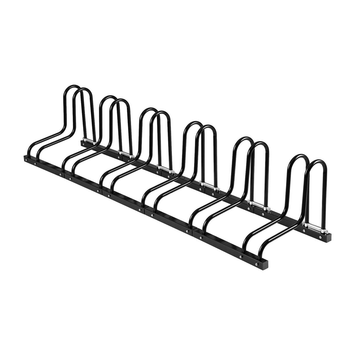 Weisshorn 6 Bike Floor Stand Rack Fits 20"-29" MTB Tires for Garage Storage