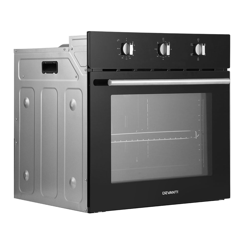 Devanti 60cm Electric Wall Oven Stainless Steel